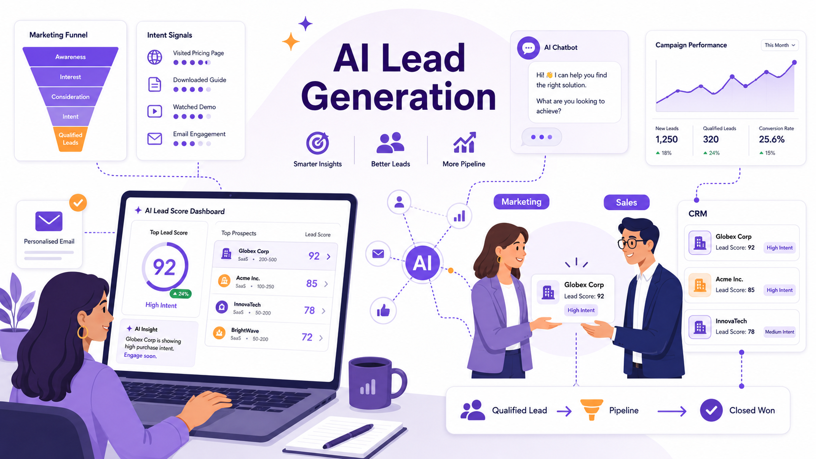 AI lead Generation for B2B SaaS